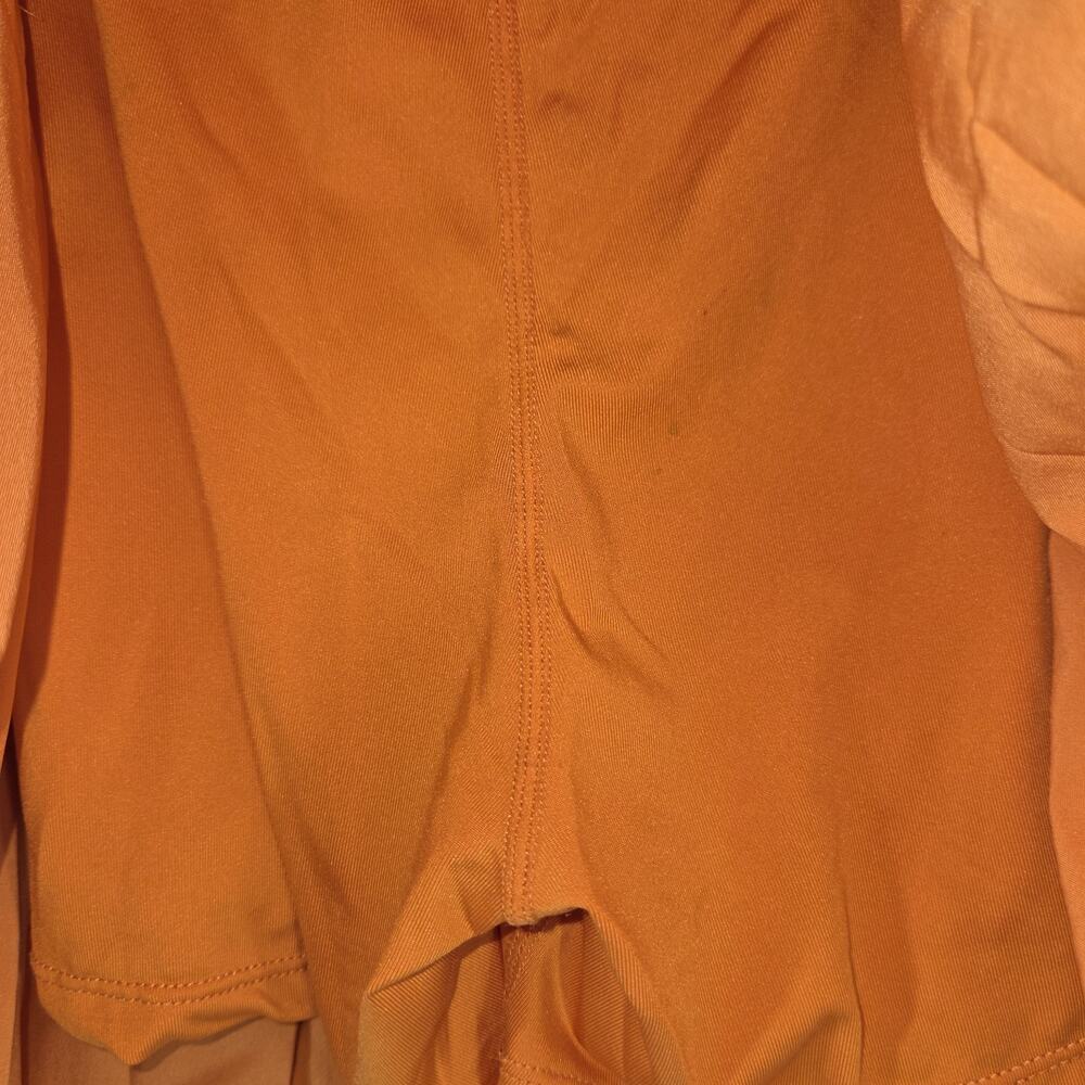 Skirt Size Large Womens Orange Athletic Gym Training Skirts Athleisure Workout - Picture 10 of 11
